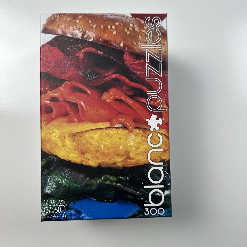 Rainbow Sandwich 300 Piece Jigsaw Puzzle by Blanc Puzzles